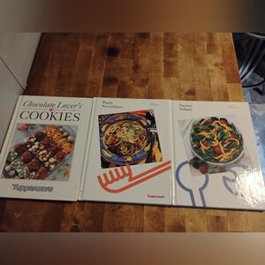 Tupperware Vintage 90s Set Of 3 Cookbooks